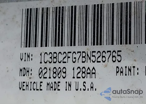 2011 Chrysler 200 Limited из США, поврежденный, VIN 1C3BC2FG7BN526765